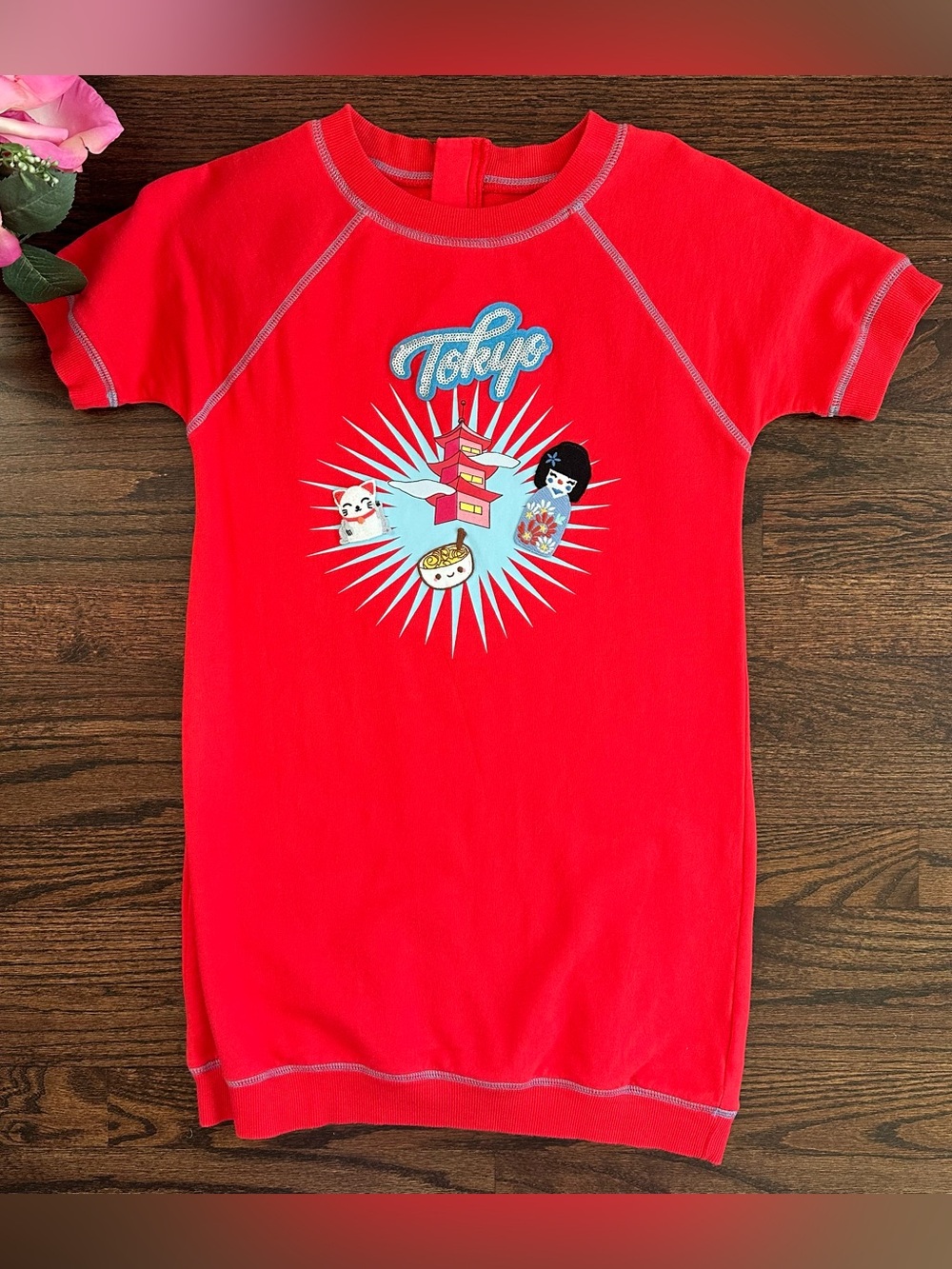 Gingersnaps short sleeved Tokyo dress, size 12